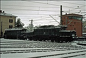 Foto SP_1126_50020: DB 145 180-6  + DB 194 048-5 / Rosenheim / 29.12.1979