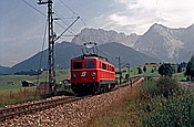 Foto SP_1140_00020: OeBB 1110.15 / Mittenwald / 18.09.1980