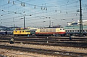 Foto SP_1141_00013: DB 701 159-6 + DB 103 / Muenchen / 19.09.1980