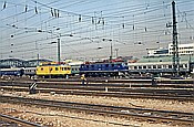 Foto SP_1141_00016: DB 118 037-1 + DB 701 159-6 / Muenchen / 19.09.1980