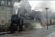 Foto SP_1990_03229: DR 99 7234-0 / Nordhausen / 03.03.1990