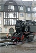 Foto SP_1990_03231: DR 99 7234-0 / Nordhausen / 03.03.1990