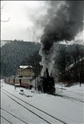 Foto SP_1990_03246: DR 99 7234-0 / Eisfelder-Talmuehle / 03.03.1990