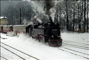 Foto SP_1990_03248: DR 99 7234-0 / Eisfelder-Talmuehle / 03.03.1990