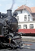 Foto SP_1990_06527: DR 99 2331-9 / Kuehlungsborn / 23.06.1990