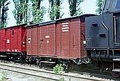 Foto SP_1990_06527A: Gueterwagen D.H.E. 71 / Kuehlungsborn-West / 23.06.1990