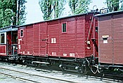 Foto SP_1990_06528: DR Schmalspurgueterwagen / Kuehlungsborn-West / 23.06.1990