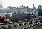 Foto SP_1990_06540: DR 99 2321-0 / Bad Doberan / 23.06.1990