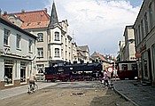 Foto SP_1990_06542: DR 99 2321-0 / Bad Doberan / 23.06.1990