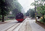 Foto SP_1990_06543: DR 99 2321-0 / Bad Doberan / 23.06.1990