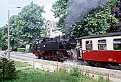 Foto SP_1990_06545: DR 99 2321-0 / Bad Doberan / 23.06.1990