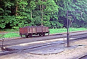 Foto SP_1991_06501: Schmalspurgueterwagen / Goehren / 15.06.1991