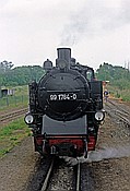 Foto SP_1991_06519: DR 99 1784-0 / Putbus / 15.06.1991