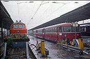 Foto SP_1992_07101: DB 218 144-4 + DB 798/998 / Kassel Hbf / 04.07.1992