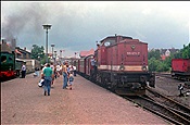 Foto SP_1992_07116: DR 199 870-7 / Nordhausen / 04.07.1992