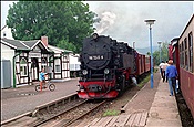 Foto SP_1992_07117: DR 99 7245-6 + DR 199 870-7 / Niedersachswerfen / 04.07.1992