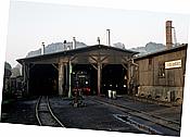 Foto SP_1992_09010: DB 099 736-1 / Freital-Hainsberg / 25.09.1992