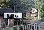 Foto SP_1992_09024: Bahnhof und Rabenauer Muehle / Rabenau / 25.09.1992