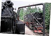 Foto SP_1996_06382: DR 99 6001-4 + DR 99 7239-9 / Drei Annen Hohne /10.06.1996