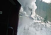 Foto SP_1997_02306: DR 99 5906-5 + DR 99 6101 / Eisfelder Talmuehle - Drei Annen Hohne / 08.02.1997