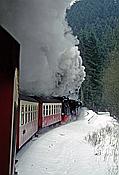 Foto SP_1997_02308: DR 99 5906-5 + DR 99 6101 / Eisfelder Talmuehle - Drei Annen Hohne / 08.02.1997