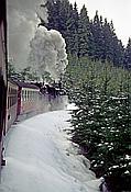 Foto SP_1997_02311: DR 99 5906-5 + DR 99 6101 / Eisfelder Talmuehle - Drei Annen Hohne / 08.02.1997