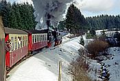 Foto SP_1997_02314: DR 99 5906-5 + DR 99 6101 / Eisfelder Talmuehle - Drei Annen Hohne / 08.02.1997