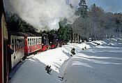 Foto SP_1997_02320: DR 99 5906-5 + DR 99 6101 / Eisfelder Talmuehle - Drei Annen Hohne / 08.02.1997
