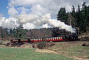 Foto SP_1997_04522: DR 99 6001-4 / Harzgerode / 15.04.1997