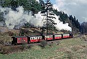 Foto SP_1997_04524: DR 99 6001-4 / Harzgerode / 15.04.1997