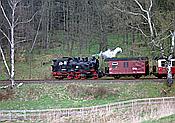 Foto SP_1997_04530: DR 99 6001-4 / Harzgerode / 15.04.1997
