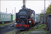 Foto SP_2001_10705: DR 99 1734-5 / Freital-Hainsberg / 20.10.2001