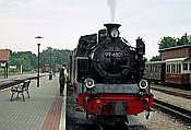 Foto SP_2002_07503: DR 99 4801-9 / Putbus / 06.07.2002
