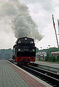 Foto SP_2002_07510: DR 99 4801-9 / Putbus / 06.07.2002