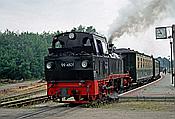 Foto SP_2002_07517: DR 99 4801-9 / Putbus / 06.07.2002