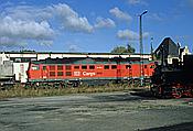 Foto SP_2003_10028: DR 232 800-3 + DR 99 5902-4 / Wernigerode / 11.10.2003