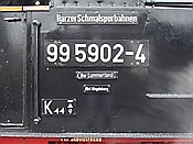 Foto SP_2006_12008: DR 99 5902-4 / Wernigerode / 30.12.2006