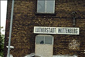ID: 209: Bahnhofsschild / Wittenberg  / 06.06.2009
