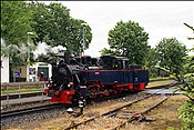 Foto SP_2009_06345: DR 99 4652 / Putbus / 07.06.2009