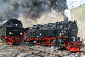 ID: 209: DR 99 6001-4 + DR 99 7232-4 / Eisfelder Talmuehle / 24.04.2010