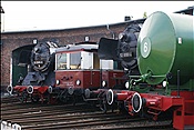 Foto SP_2012_09603: DR 50 3606-6, 786 257-5, DR 52 8189-4 / Stassfurt / 28.09.2012