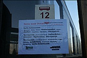 Foto SP_2012_09632: Zuglaufschild  / Stassfurt / 28.09.2012