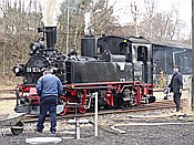 Foto SP_2013_12510: DR 99 1574-5 / Oschatz - Mügeln - Glossen / 28.12.2013