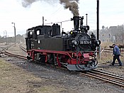 Foto SP_2013_12518: DR 99 1574-5 / Oschatz - Mügeln - Glossen / 28.12.2013