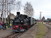 Foto SP_2013_12543: DR 99 1574-5 / Oschatz - Mügeln - Glossen / 28.12.2013