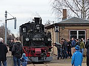Foto SP_2013_12546: DR 99 1574-5 / Oschatz - Mügeln - Glossen / 28.12.2013