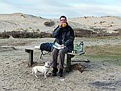 Foto SP_2015_02236: Strandspaziergang / Nieuw-Haamstede / 07.02.2015