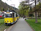 Foto SP_2015_04360: Wagen 1 + 22 + 21 / Bad Schandau / 18.04.2015