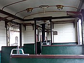 Foto SP_2015_04361: Innenraum Schmalspurreisezugwagen / Freital-Hainsberg / 18.04.2015