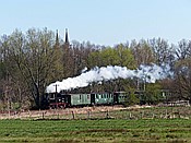 Foto SP_2015_04371: DR 99 1574-5 / Oschatz / 19.04.2015